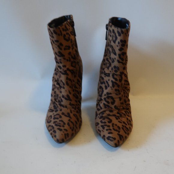 NWOB IMPO TULAH LEOPARD TEXTILE BOOTIE 38 US/8.5* - Picture 2 of 8
